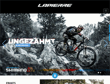 Tablet Screenshot of bikes-lapierre.de